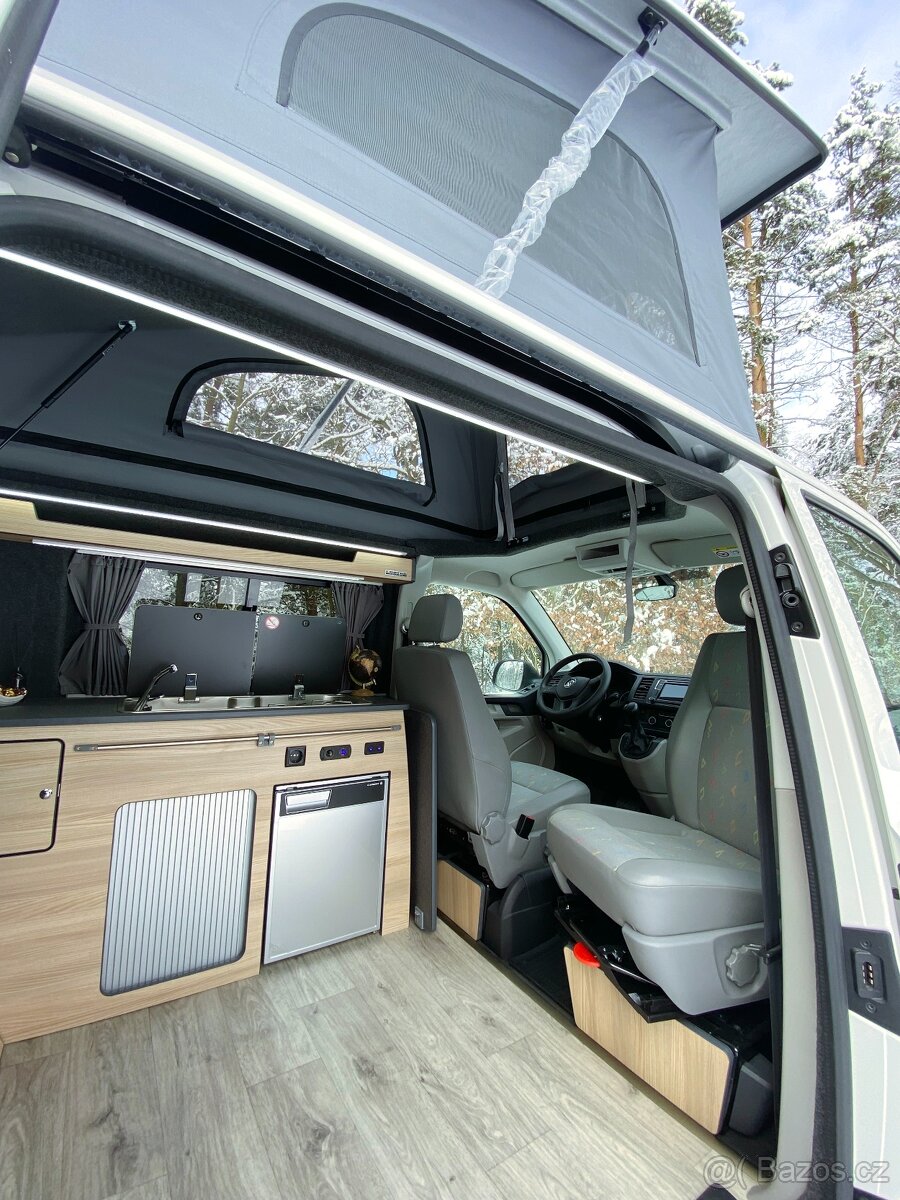 VW T6 California Long obytný 110 kWt DSG NOVÁ VESTAVBA