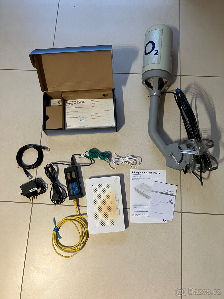 Anténa O2 ( 5G ) + modem s příslušenstvím