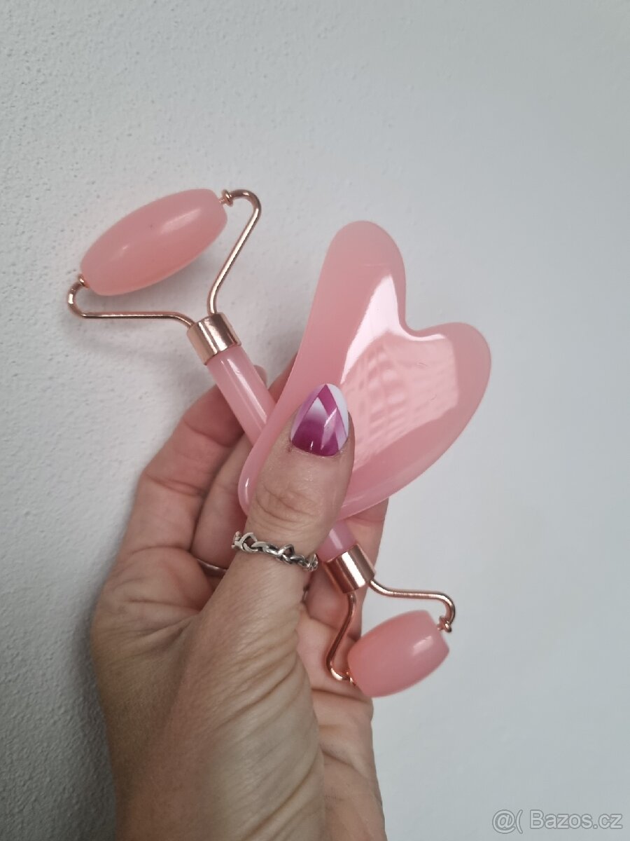 Gua Sha sada masážní proti vráskám na masáž obličeje 2 ks