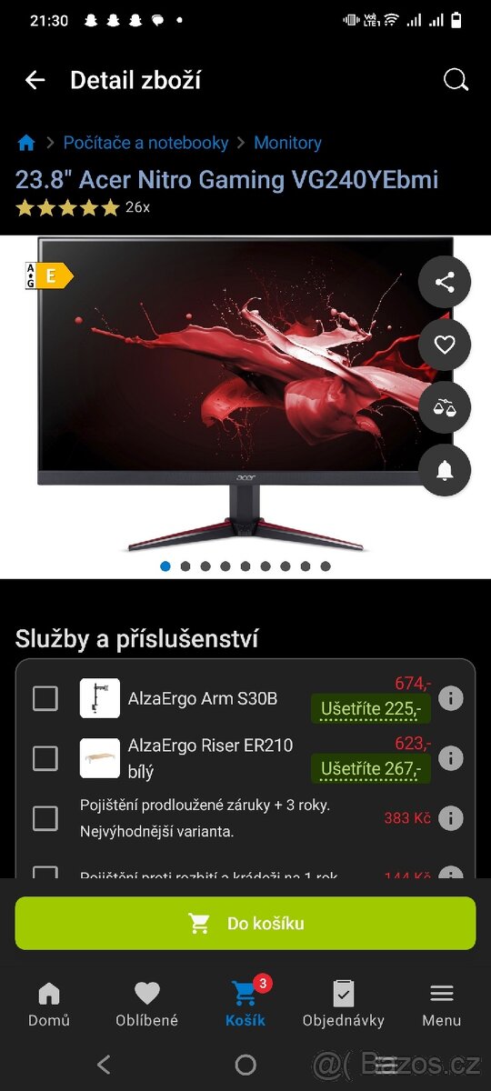 Monitor acer nitro gaming
