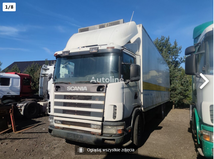 Chladírenský nákladní vůz Scania 114 380