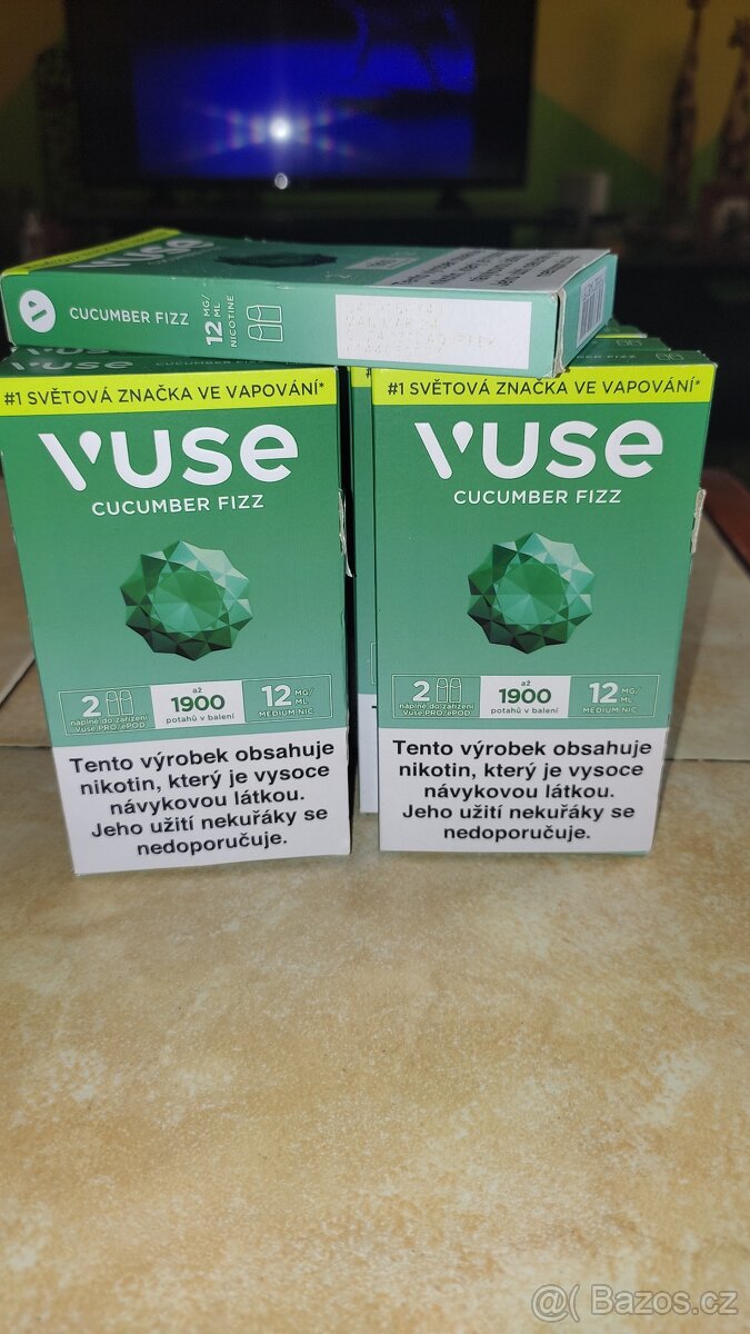 Náplně Vuse