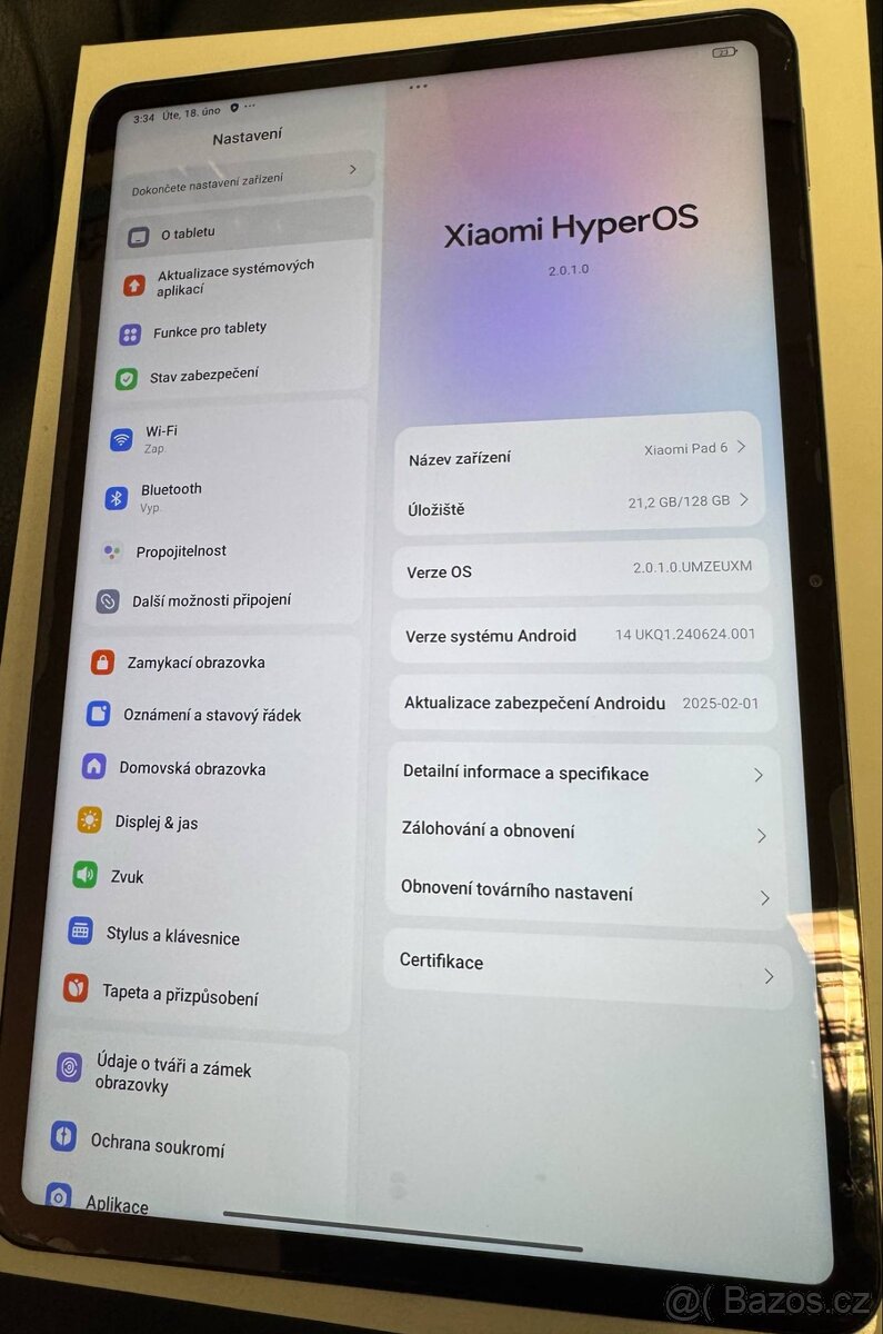Tablet Xiaomi Pad 6 6/128GB