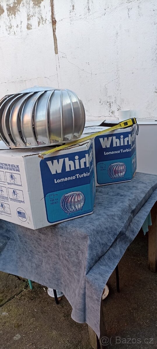 Střešní turbínový ventilátor