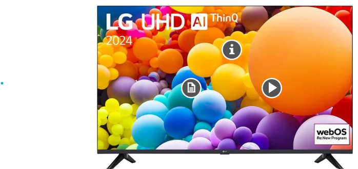 LG 50" (126 cm) úhlopříčka