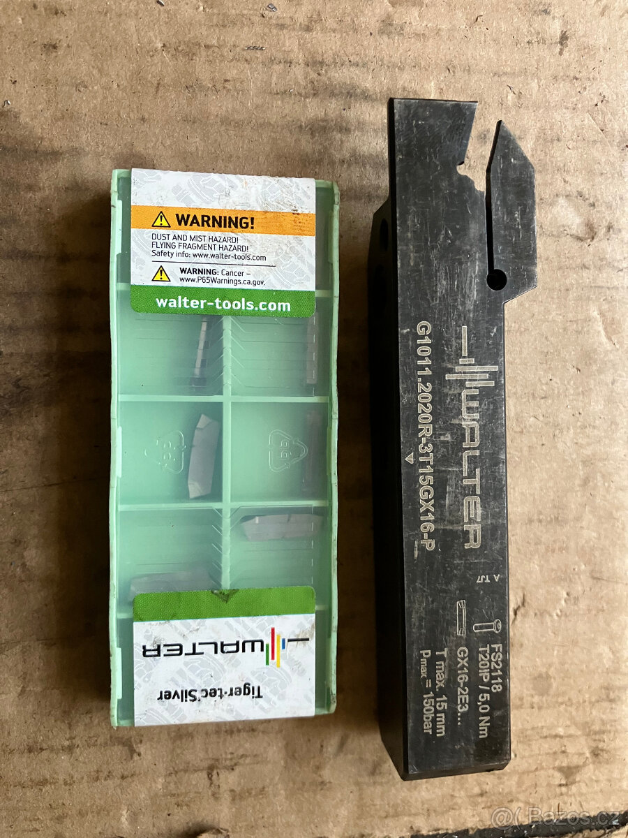 zapichovací nůž Walter G1011.2020R-3T15GX16-P + plátky