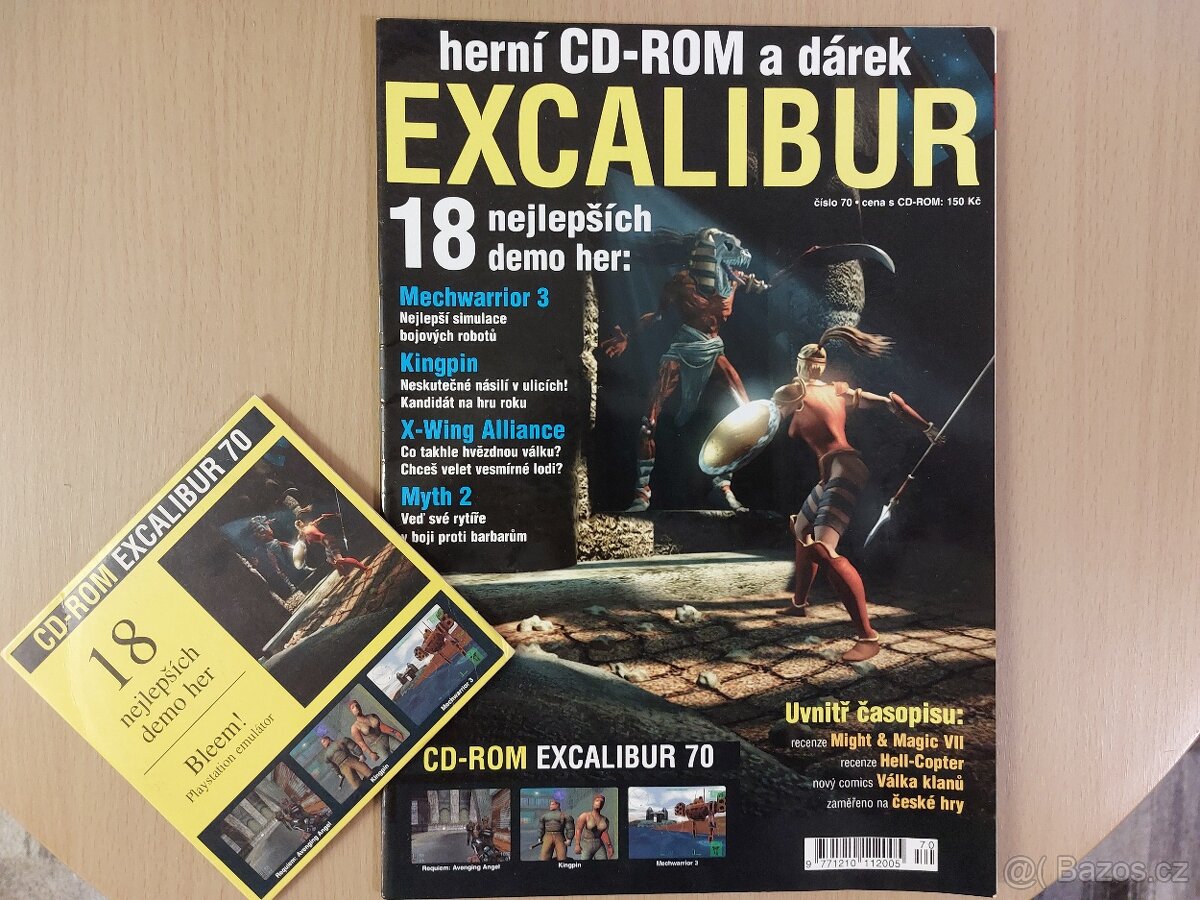 Excalibur 70 vč. CD přílohy - PERFEKTNÍ STAV