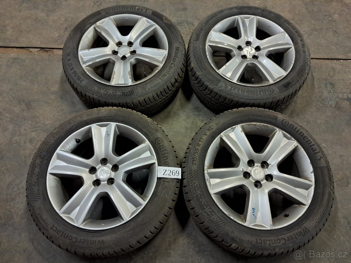 Subaru ALU Kola 7Jx17 ET48 Zimní 215/55/17 (Z269)