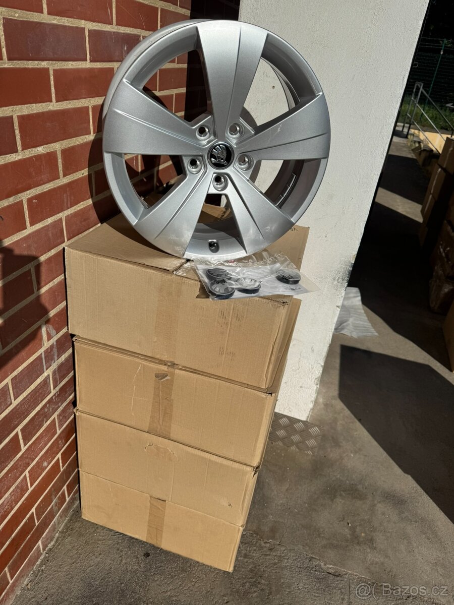 Nové Alu 17" 5x112, škoda TRITON SUP3, DPH