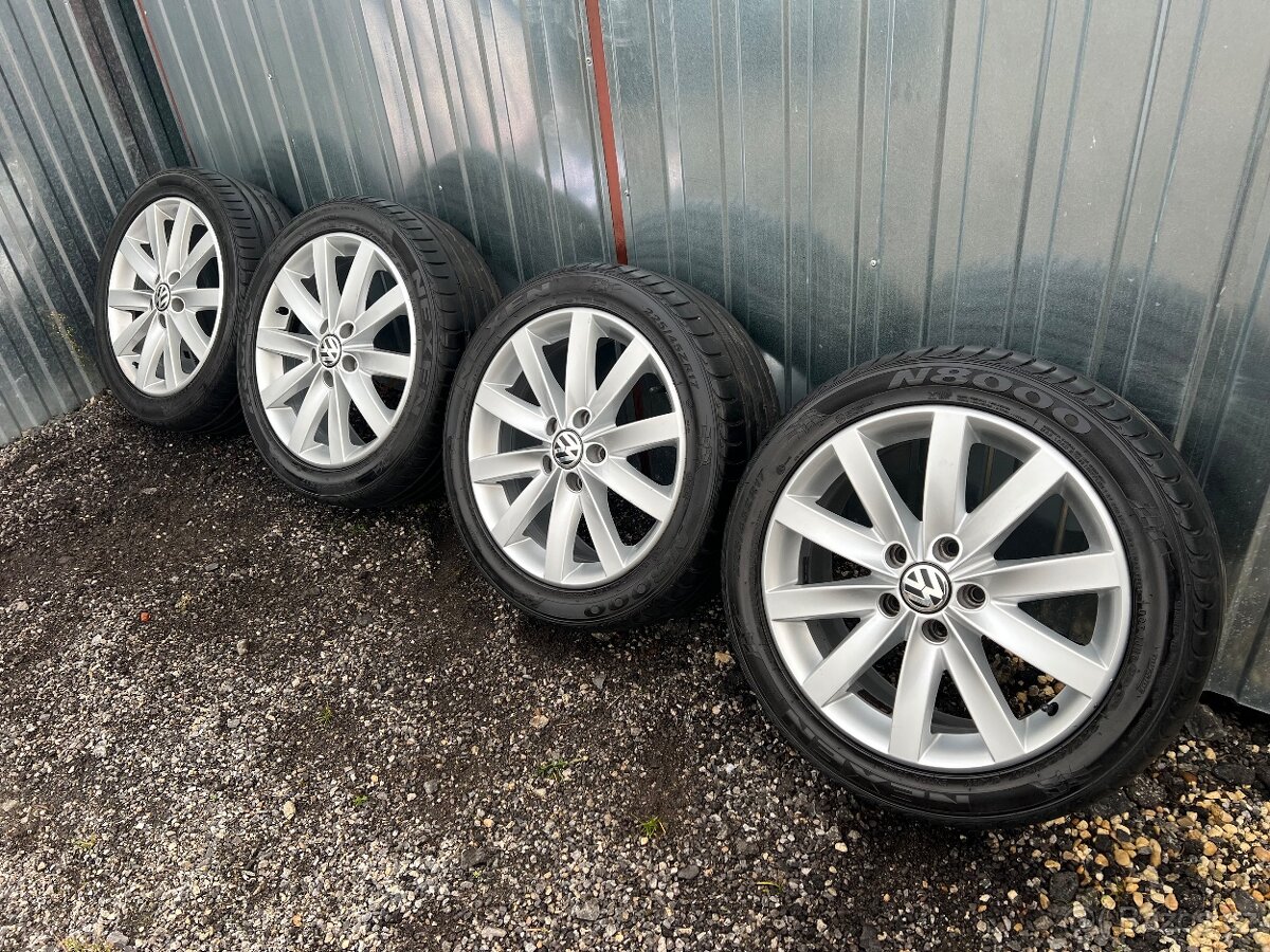 Originální letní alu sada VW 225/45R17, Nexen 4,5mm