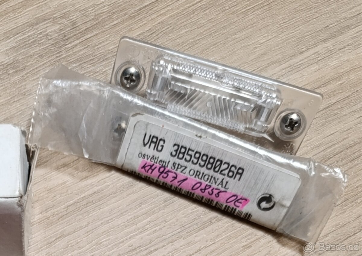 Osvětlení SPZ originál