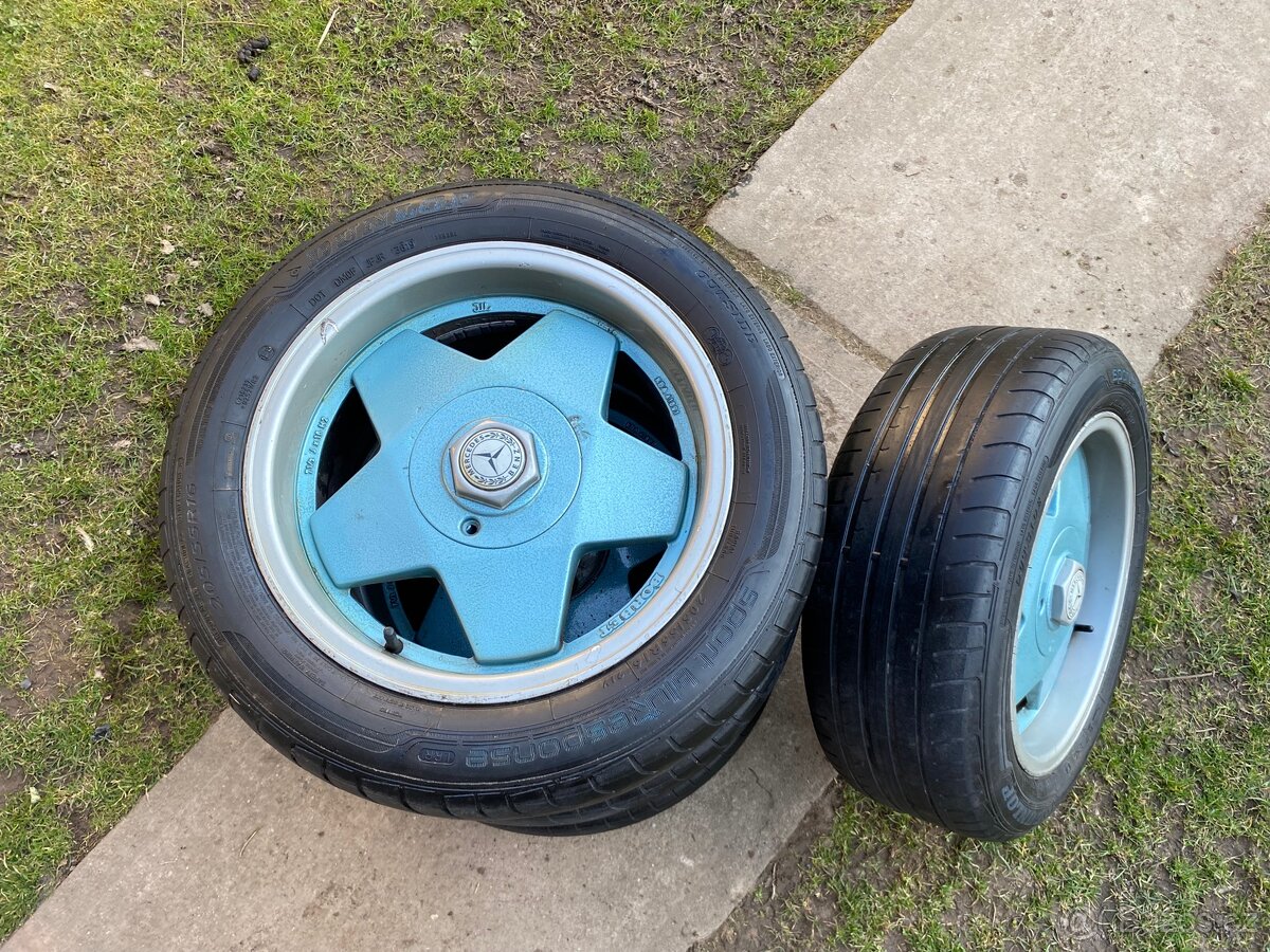 4x alu kola 5x112 16 + pneu letní 205/55 R16