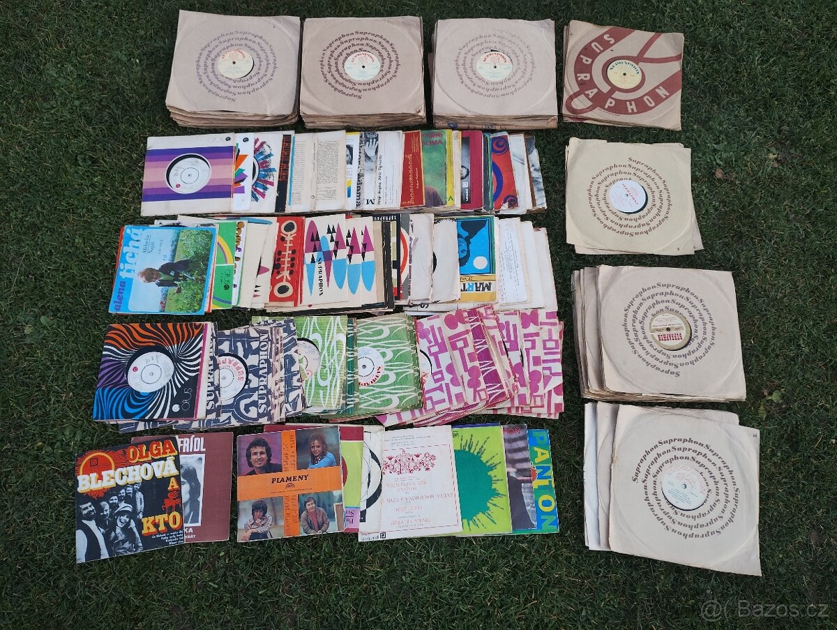 STAROŽITNÉ ORIGINÁLNÍ GRAMOFONOVÉ DESKY