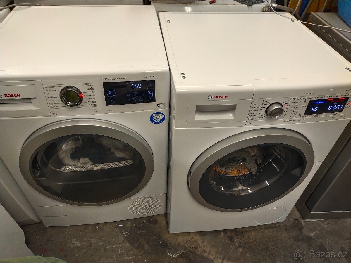 Prodám set pračka plus sušička Bosch Dovezu