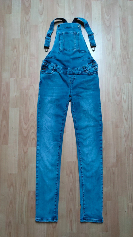 Těhotenské slimfit kalhoty s laclem