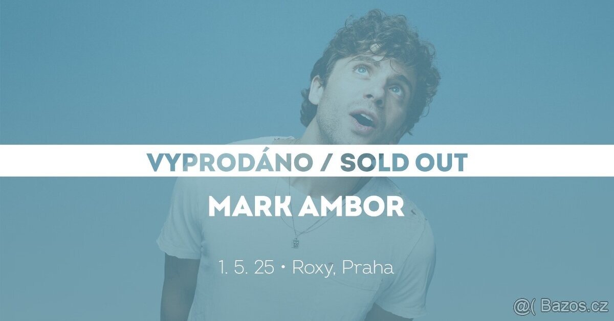 Mark Ambor Praha Roxy 1.5.2025