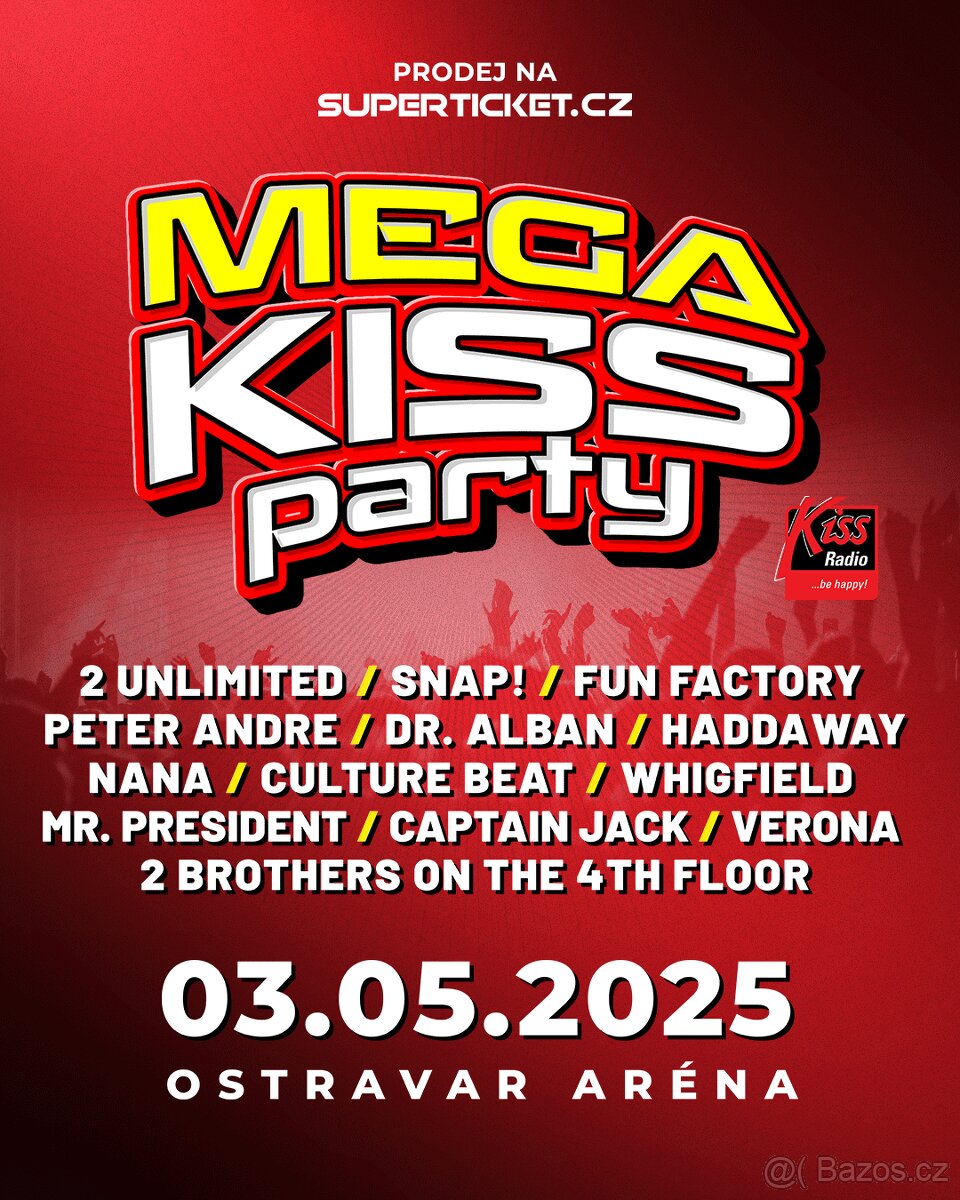 Kiss party Ostrava 3.5.2025