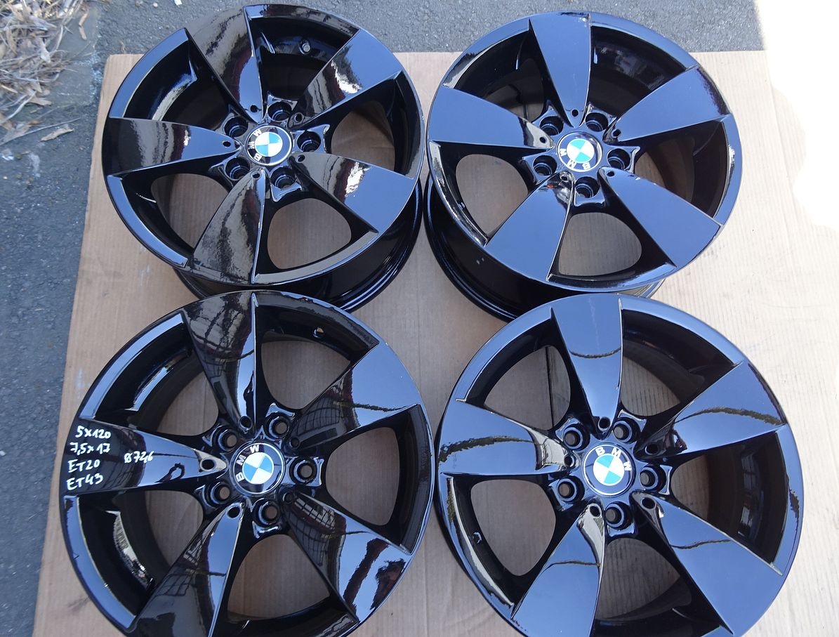 Alu disky origo BMW černé, 17", 5x120, dvourozměr