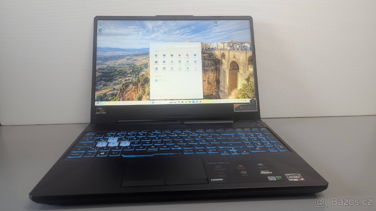 Herni notebook TUF GAMING Asus FA506II, Ryzen 5, 16/512, RTX
