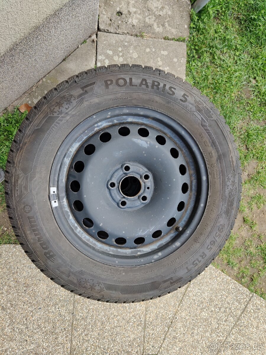 Barum Polaris 5 195/65 R15 T + VW disky 6Jx15H2 ET35