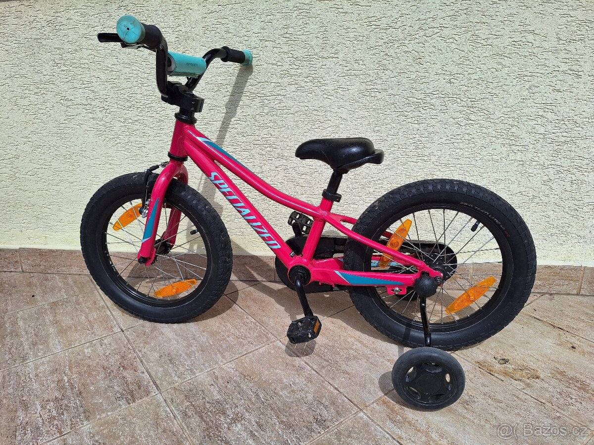 Detske dívčí kolo Specialized Riprock 16 Pink růžové pro ho