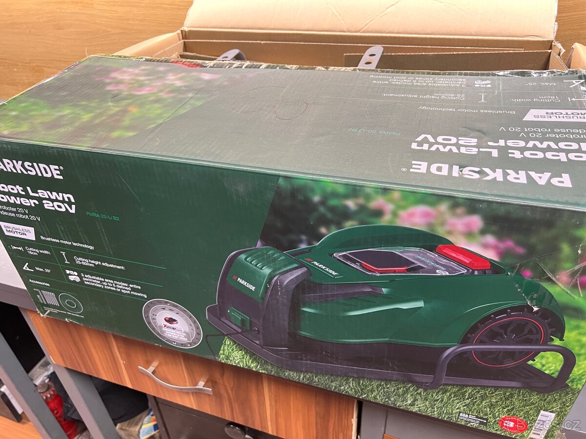 Roboticka sekačka Parkside PMRA 20-Li B2