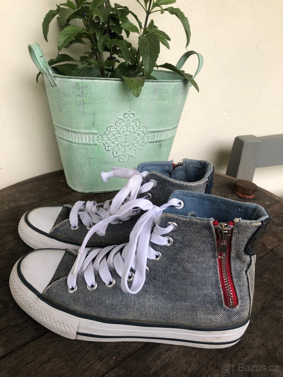 Boty alá Converse, vel. 36