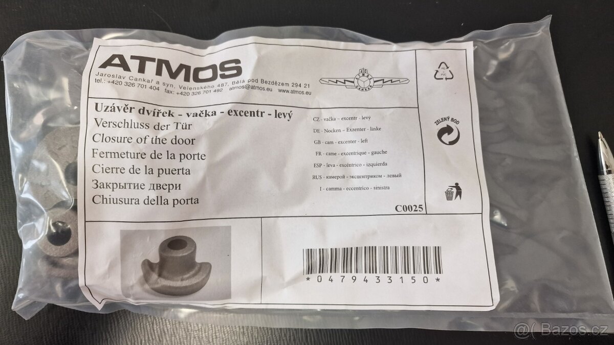 ATMOS - Uzávěr dvířek - vačka - excentr - levý - C0025