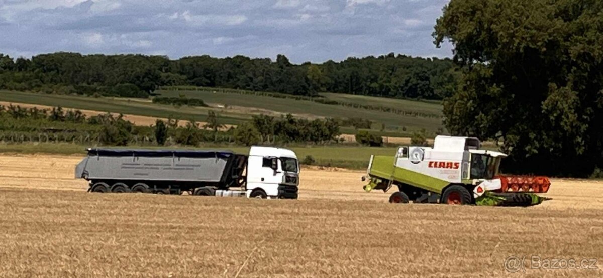 Žně 2025 Volná kapacita Class Lexion 450,s odvozem