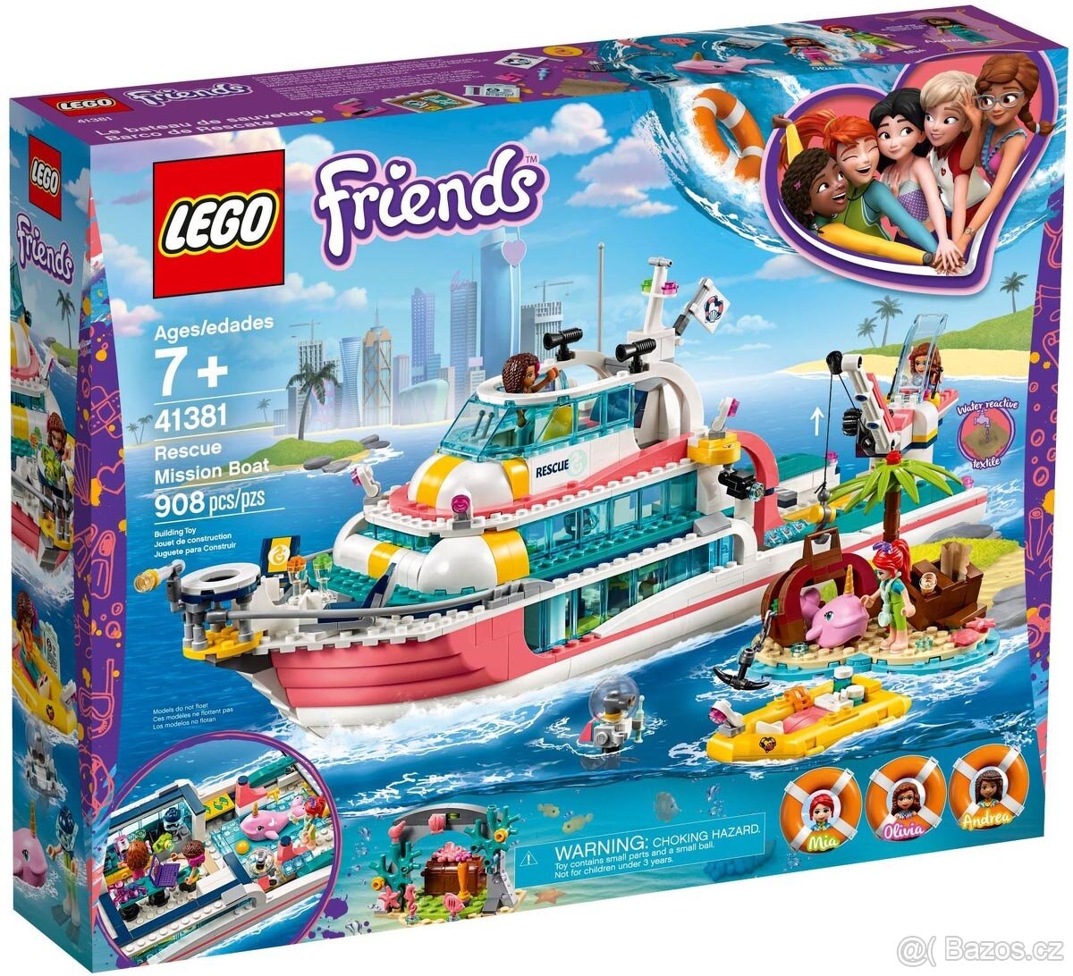 41381 LEGO Friends - Záchranný člun