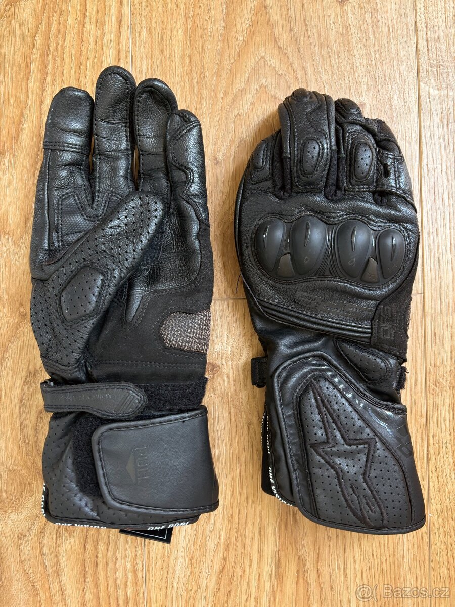 Rukavice na motorku Alpinestars SP-8 v3 černo-černé vel. M