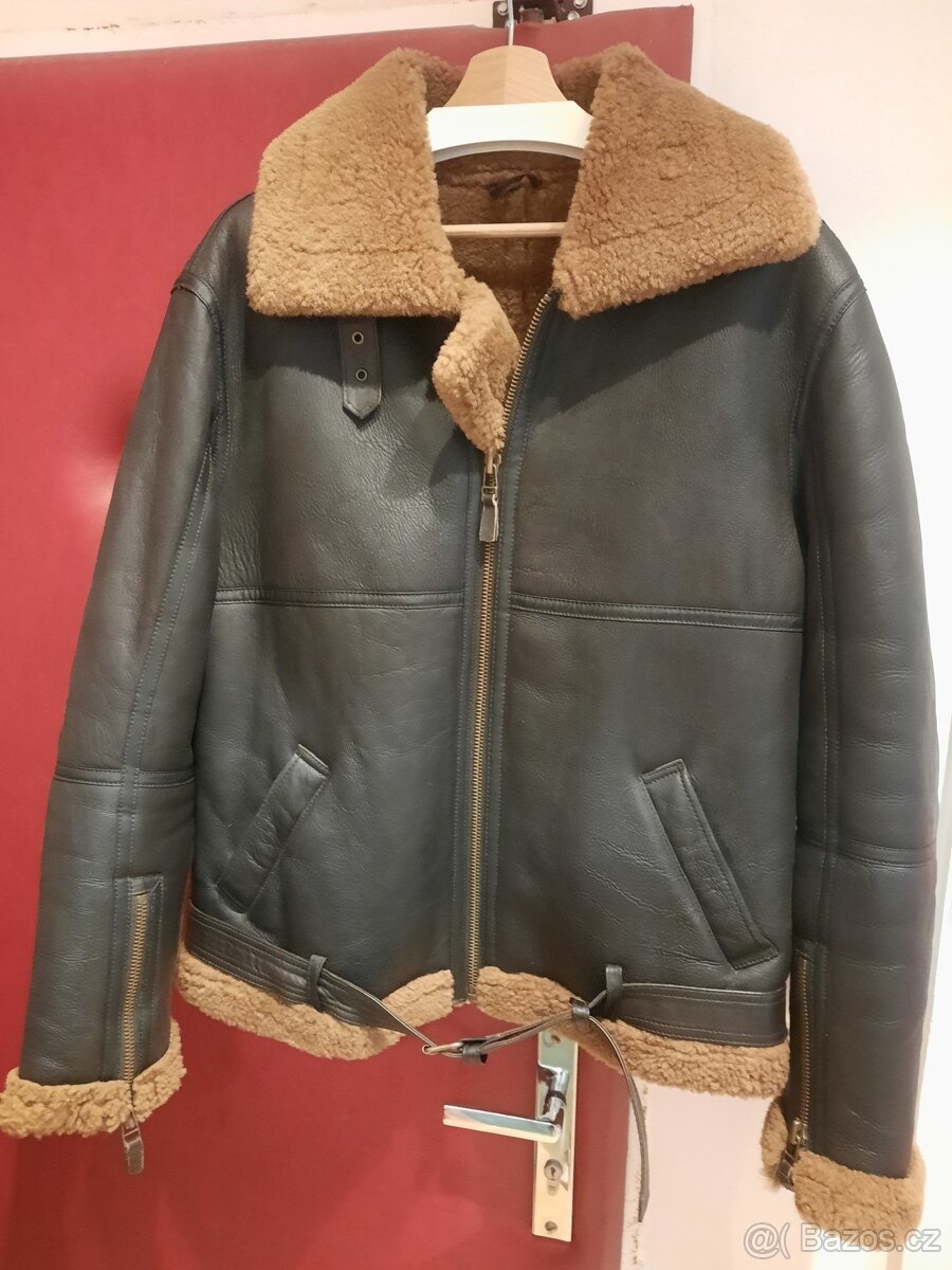 TOP Letecká bunda RAF Pilotka Beránek