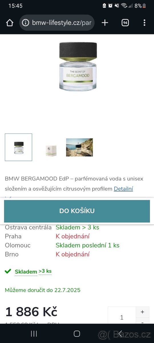 Pansky parfém BMW , 50 ml
