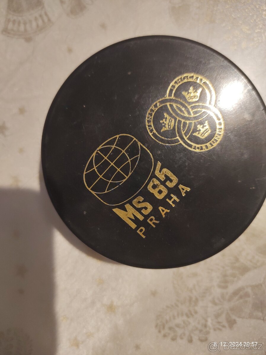 Hokejový puk - MS Praha 1985