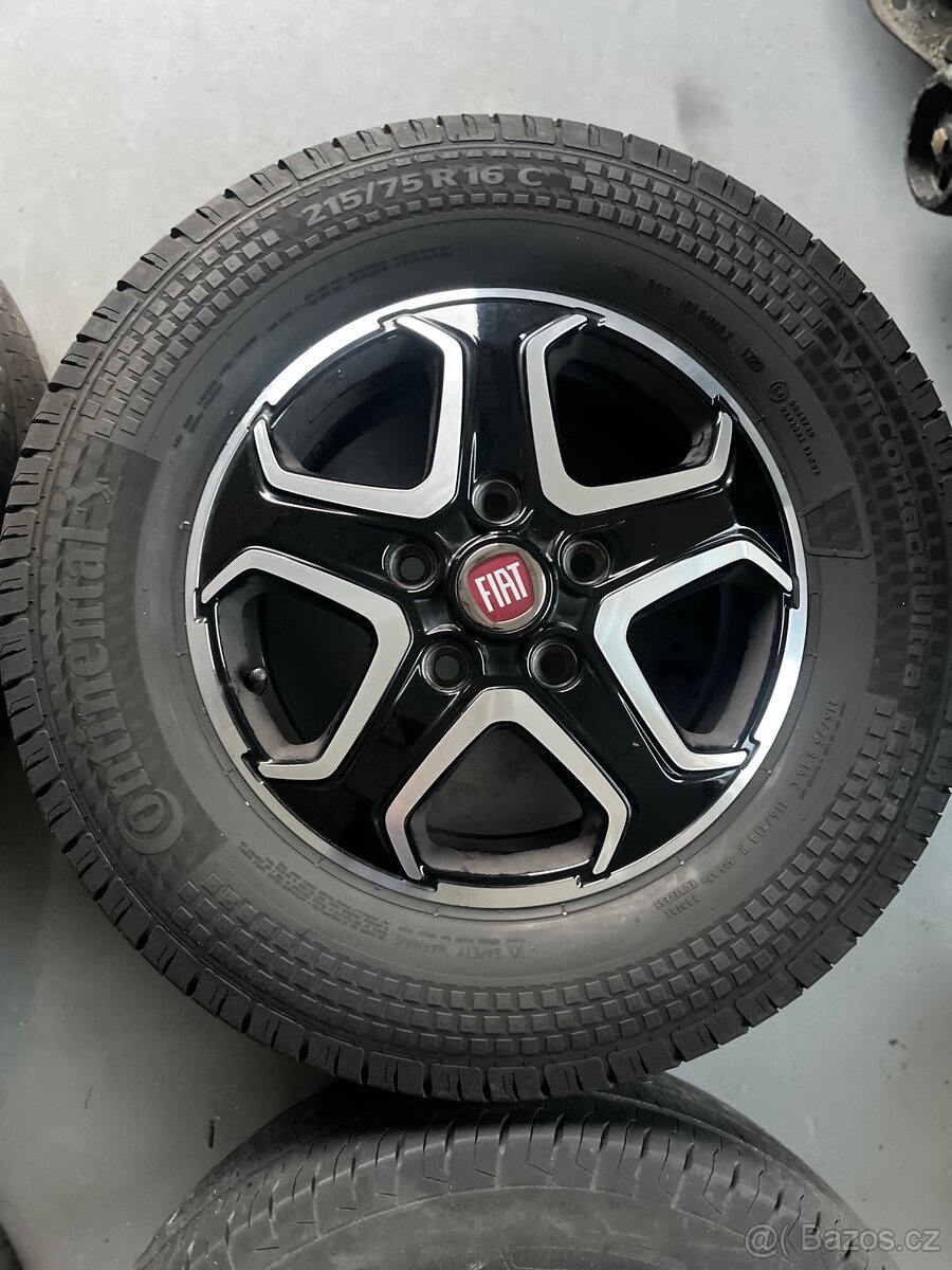 Pneumatiky a alu disky Fiat Ducato / Boxer / Jumper