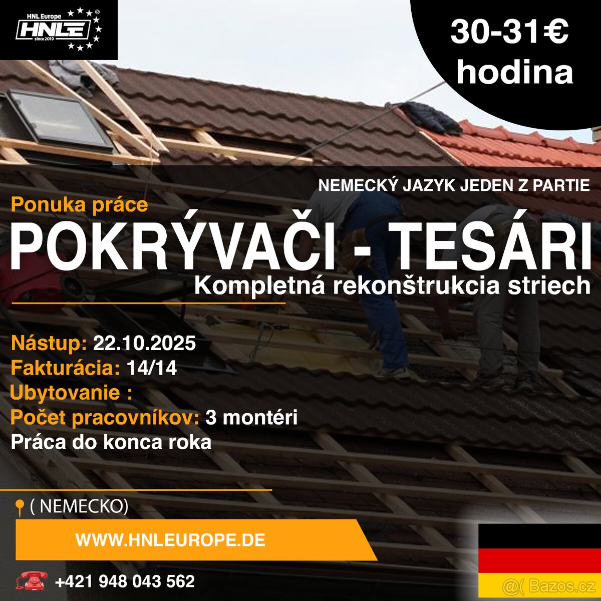 POKRÝVAČI / TESAŘI / STŘECHÁŘI (NĚMECKO)
