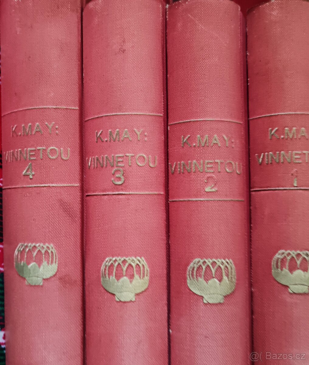 K.May: I.II.III.IV. Komplet díly Vinnetou. 1939.Il.Burian