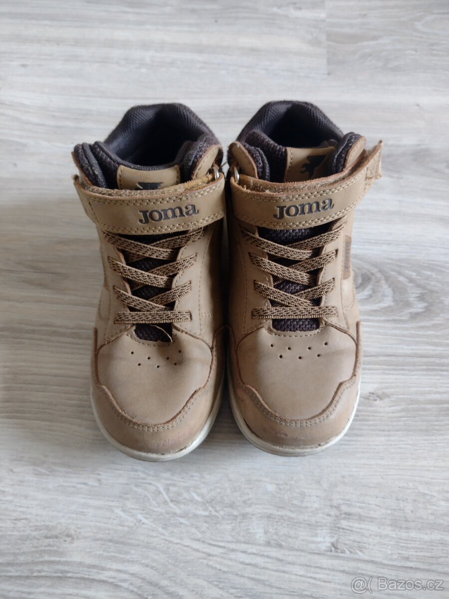 Kotníková obuv na suchý zip, velikost 31