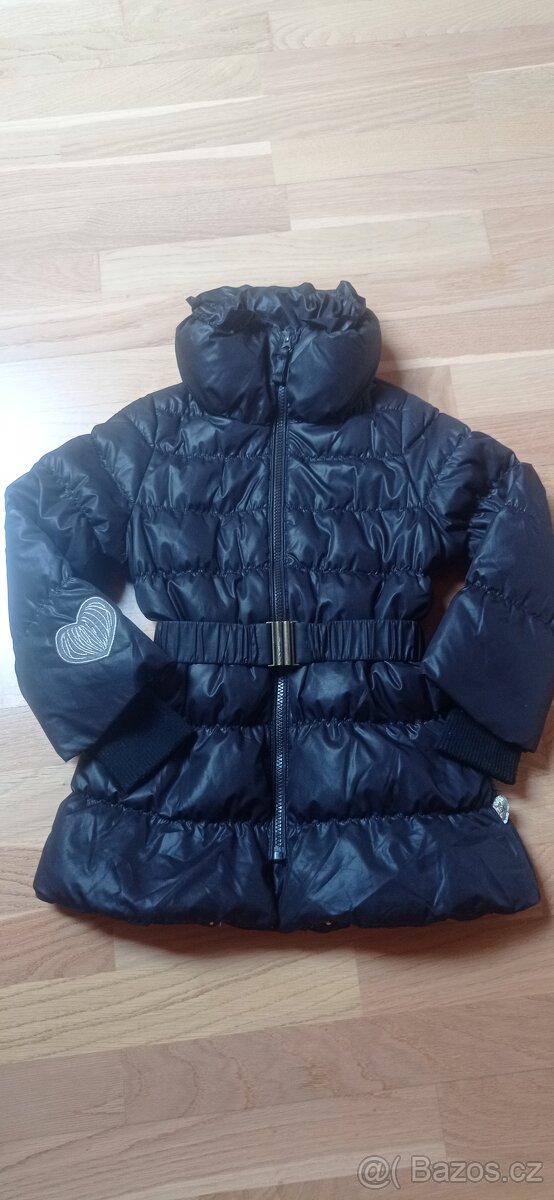 Černý kabát Pomp de lux 104