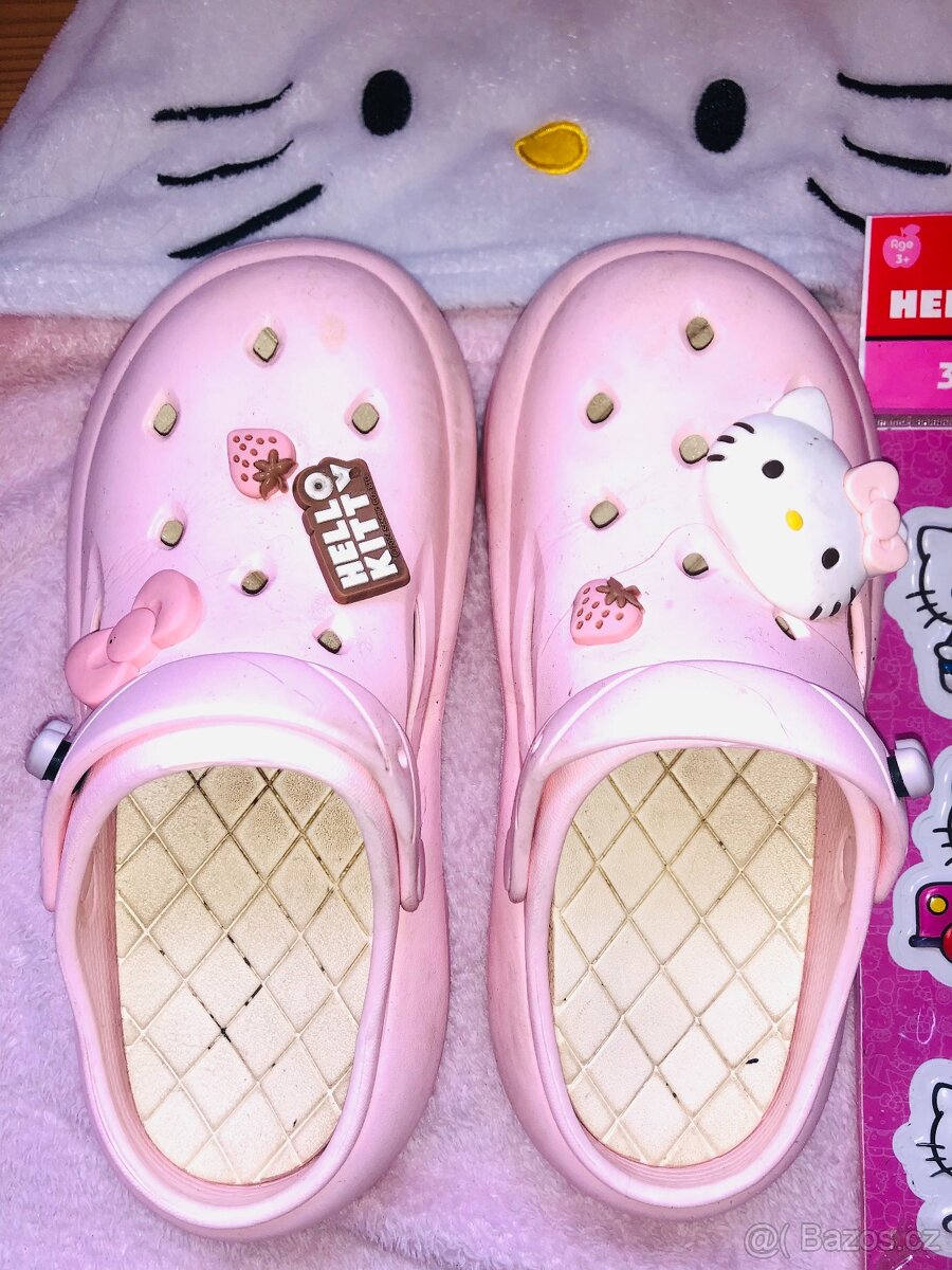 hellokitty# crocs# nazouvaky# vel. 39 /40
