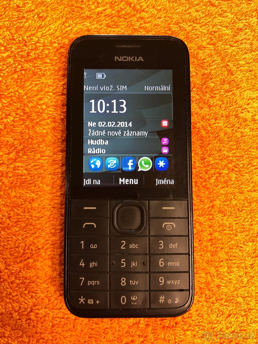 Nokia 208 v pěkném a plně funkčním stavu