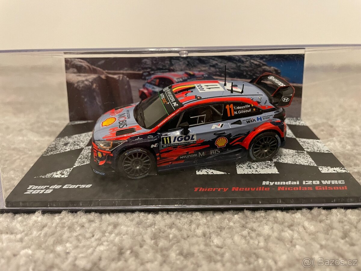 Kovové modely rallye 1:43