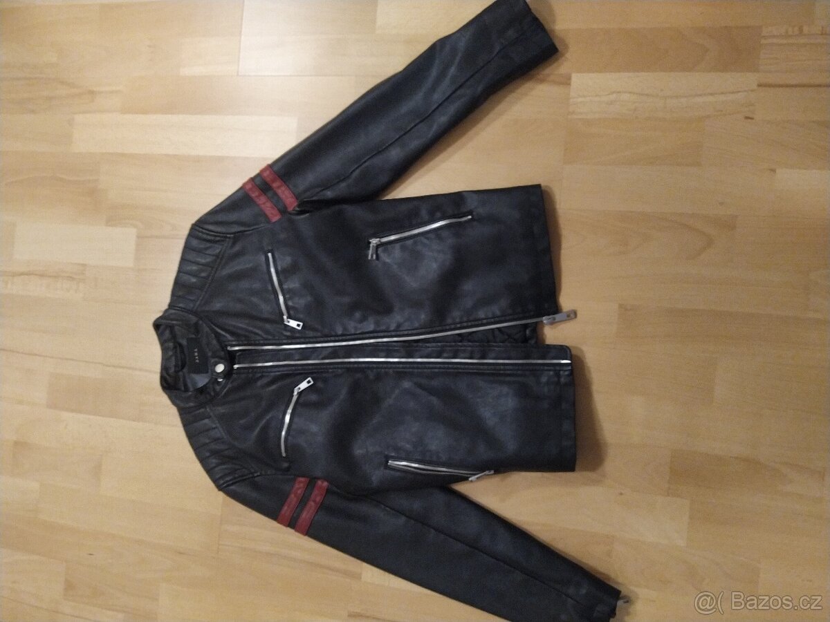 Kožená bunda Zara 164 až 170 (38)
