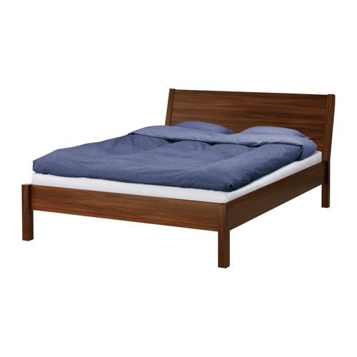 Postel IKEA Nyvoll 140x200 cm hnědá