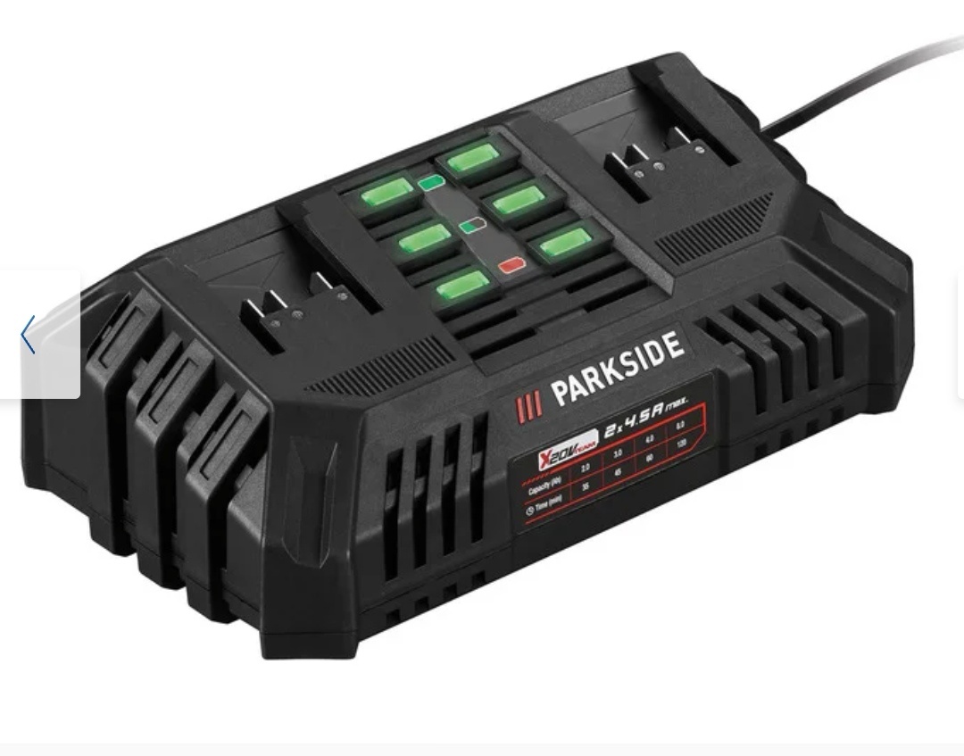Dvoj nabíječka Parkside 4.5 ×2
