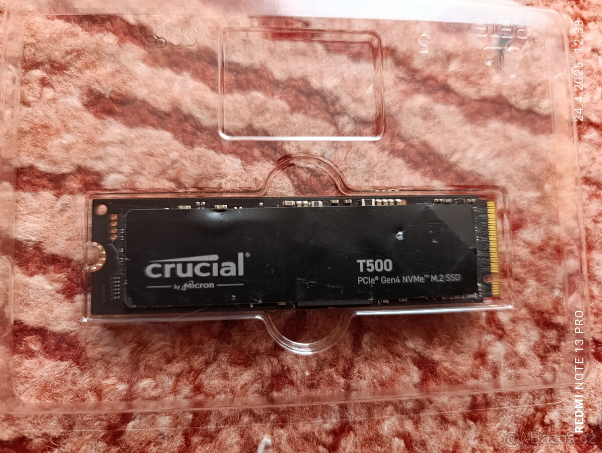 NVME 1TB CRUCIAL T500 - PCIe 4.0 4x NVMe- CTENI 7300MB/S