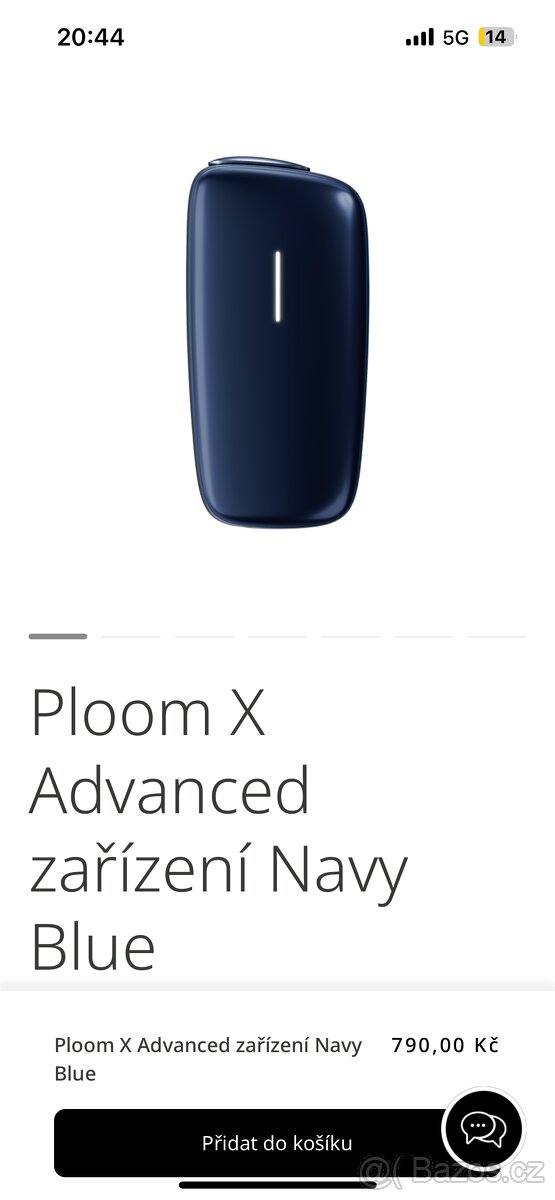 Ploom X Advanced zařízení Navy Blue