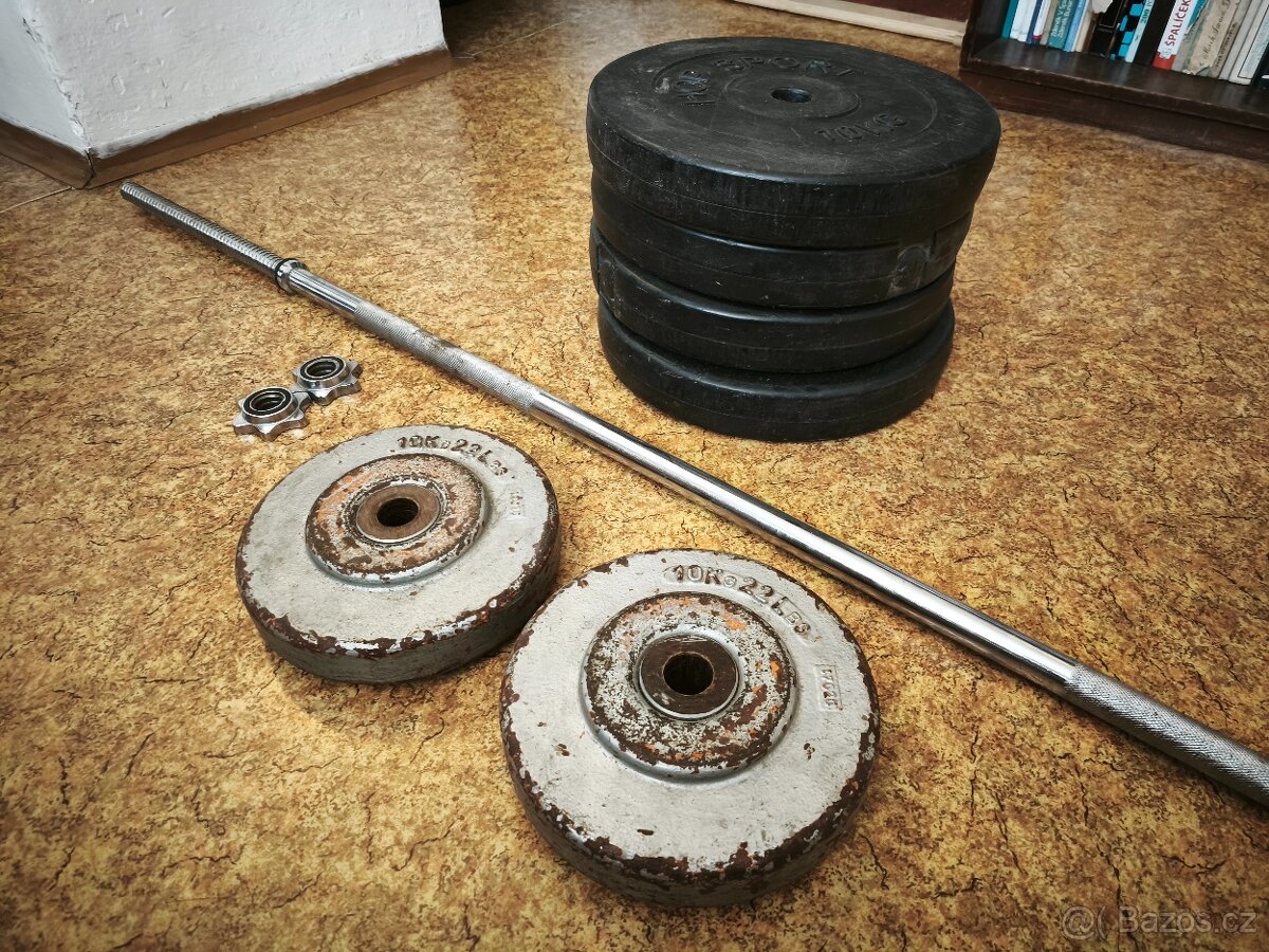 Nakládací činka 70kg