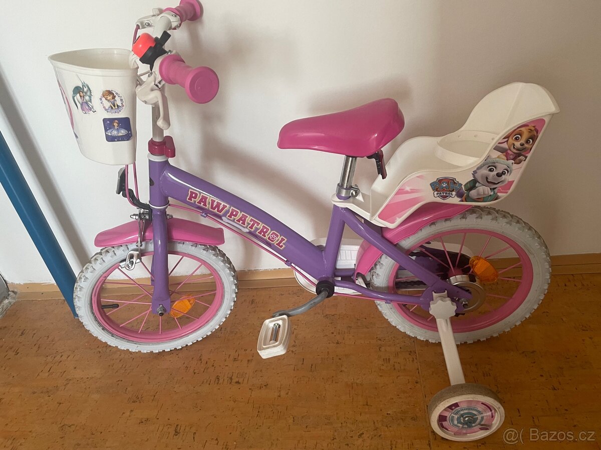 Kolo 14” tlapková patrola s přídavnými kolečky