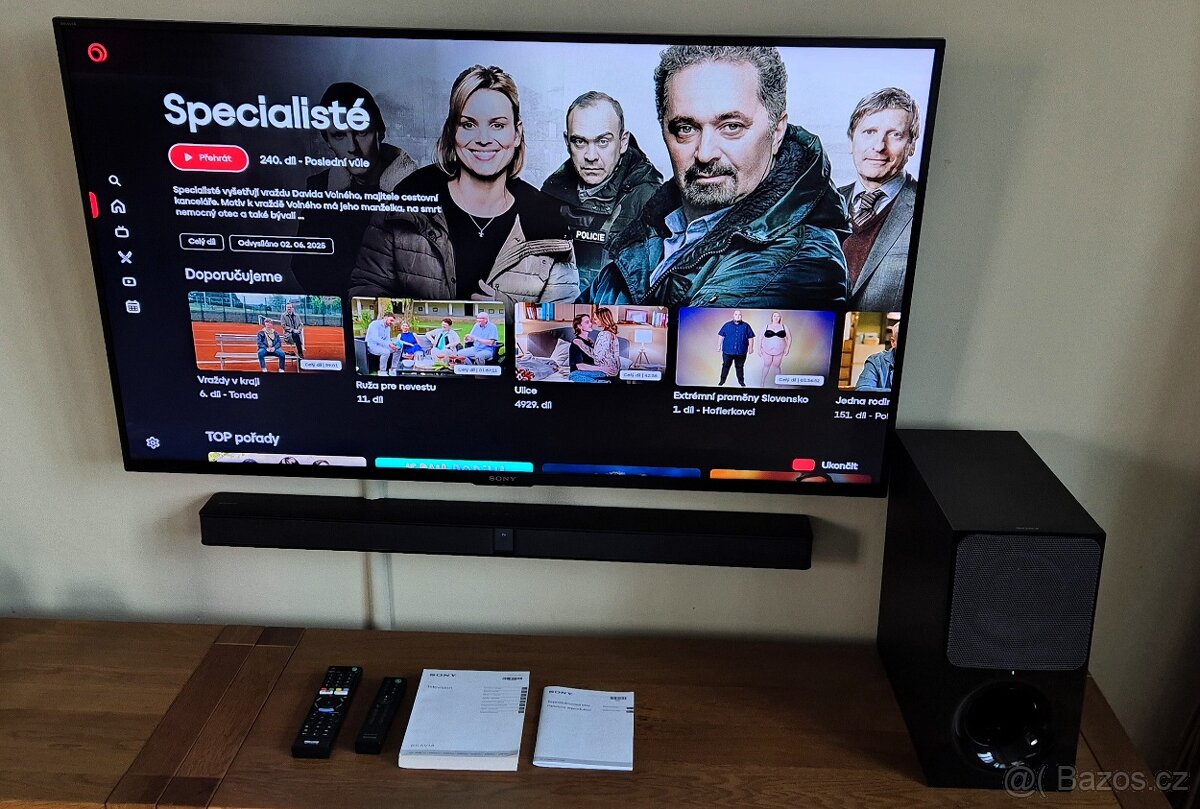 TV 49" + Soundbar SONY